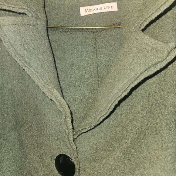 Melanie Lyne Green Wool Jacket - Picture 14 of 14